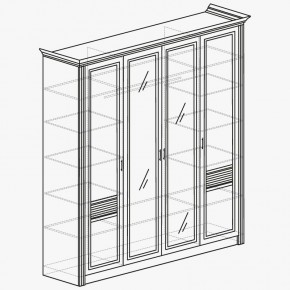 ОРЛЕАН Спальный гарнитур (модульный) ясень белый в Елабуге - elabuga.mebel24.online | фото 5