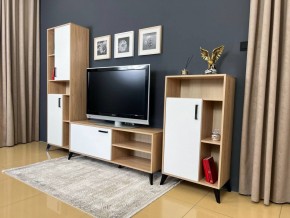 ОСКАР TRIO Гостиная (дуб золотой/белый) в Елабуге - elabuga.mebel24.online | фото 3