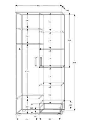 Подростковая Юпитер (модульная) в Елабуге - elabuga.mebel24.online | фото 25