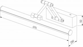 Подсветка для картины Elektrostandard Monza a064137 в Елабуге - elabuga.mebel24.online | фото 3