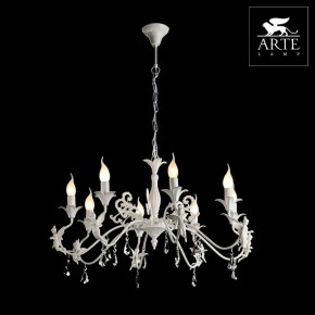 Подвесная люстра Arte Lamp Angelina A5349LM-8WH в Елабуге - elabuga.mebel24.online | фото 2