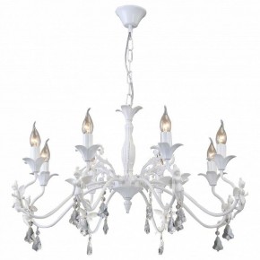 Подвесная люстра Arte Lamp Angelina A5349LM-8WH в Елабуге - elabuga.mebel24.online | фото 3