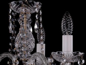 Подвесная люстра Bohemia Ivele Crystal 1402 1402/3/141/Pa в Елабуге - elabuga.mebel24.online | фото 3