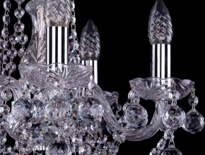 Подвесная люстра Bohemia Ivele Crystal 1402 1402/5/141/Ni/Balls в Елабуге - elabuga.mebel24.online | фото 2