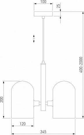 Подвесная люстра Eurosvet Bambola 50357/3 латунь в Елабуге - elabuga.mebel24.online | фото 4