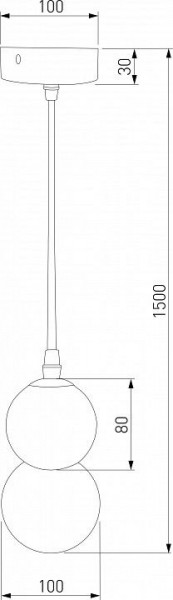 Подвесная люстра Eurosvet Polar 50250/1 LED черный в Елабуге - elabuga.mebel24.online | фото 3