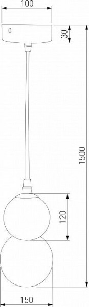 Подвесная люстра Eurosvet Polar 50251/1 LED белый в Елабуге - elabuga.mebel24.online | фото 3