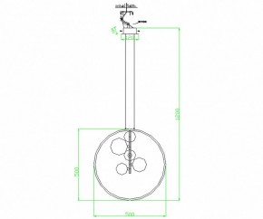 Подвесная люстра Kink Light Иона 09408-5А,19 в Елабуге - elabuga.mebel24.online | фото 3