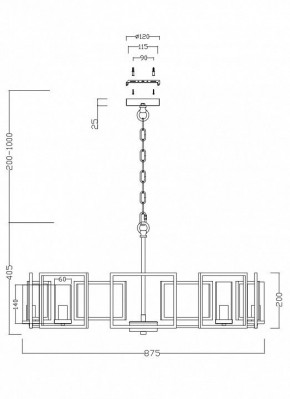 Подвесная люстра Maytoni Bowi H009PL-08G в Елабуге - elabuga.mebel24.online | фото 4