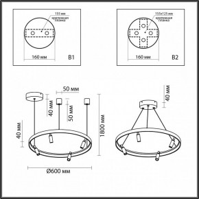 Подвесная люстра Odeon Light Fonda 4317/58L в Елабуге - elabuga.mebel24.online | фото 6