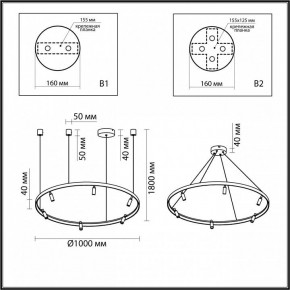 Подвесная люстра Odeon Light Fonda 4317/93L в Елабуге - elabuga.mebel24.online | фото 6