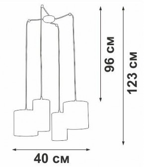 Подвесная люстра Vitaluce V3089 V3089-0/4S в Елабуге - elabuga.mebel24.online | фото 5