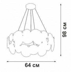 Подвесная люстра Vitaluce V5801 V5801-8/6S в Елабуге - elabuga.mebel24.online | фото 7