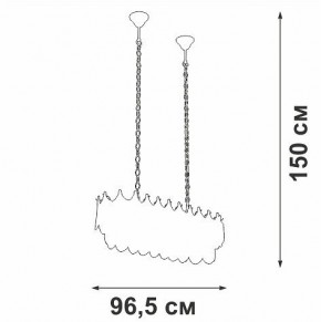 Подвесная люстра Vitaluce V58120 V58120-8/11 в Елабуге - elabuga.mebel24.online | фото 3