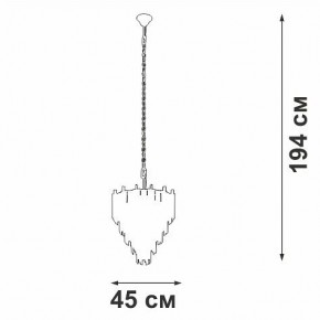 Подвесная люстра Vitaluce V58560 V58560-8/10 в Елабуге - elabuga.mebel24.online | фото 3