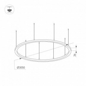 Подвесной светильник Arlight ARC 034078(1) в Елабуге - elabuga.mebel24.online | фото 2