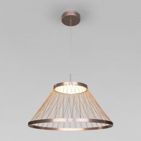 Подвесной светильник Eurosvet Cesta 40017/1 LED коричневый в Елабуге - elabuga.mebel24.online | фото 2