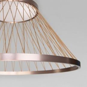 Подвесной светильник Eurosvet Cesta 40017/1 LED коричневый в Елабуге - elabuga.mebel24.online | фото 6