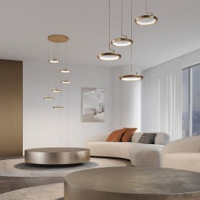 Подвесной светильник Eurosvet Crespella 90034/6 золото в Елабуге - elabuga.mebel24.online | фото 4