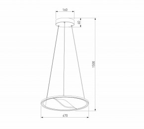 Подвесной светильник Eurosvet Occhio 40026/1 LED серый в Елабуге - elabuga.mebel24.online | фото 5