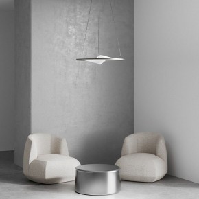 Подвесной светильник Eurosvet Occhio 40027/1 LED серый в Елабуге - elabuga.mebel24.online | фото 4