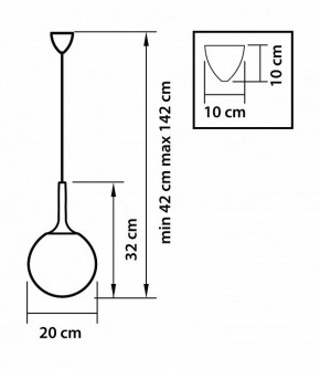 Подвесной светильник Lightstar Globo 813021 в Елабуге - elabuga.mebel24.online | фото 3