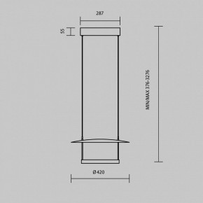 Подвесной светильник Maytoni Ambience MOD280PL-L23B3K1 в Елабуге - elabuga.mebel24.online | фото 4