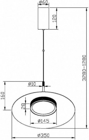 Подвесной светильник Maytoni Halo MOD041PL-L15B3K1 в Елабуге - elabuga.mebel24.online | фото 5