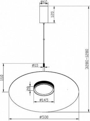 Подвесной светильник Maytoni Halo MOD041PL-L15W3K1 в Елабуге - elabuga.mebel24.online | фото 4