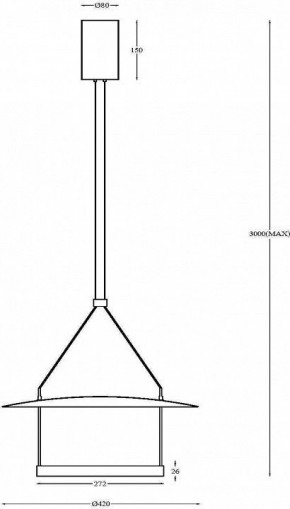 Подвесной светильник Maytoni Halo MOD280PL-L23B3K в Елабуге - elabuga.mebel24.online | фото 4