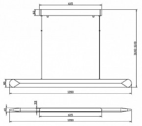 Подвесной светильник Maytoni Motion MOD276PL-L40B3K в Елабуге - elabuga.mebel24.online | фото 3