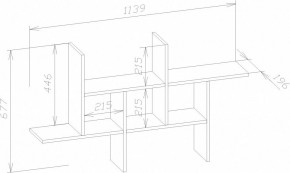 Полка навесная ПК-6 в Елабуге - elabuga.mebel24.online | фото 4
