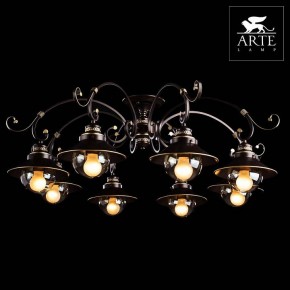 Потолочная люстра Arte Lamp Grazioso A4577PL-8CK в Елабуге - elabuga.mebel24.online | фото 3