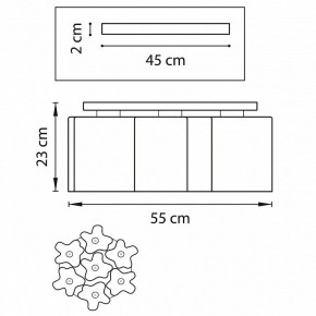 Потолочная люстра Lightstar Nubi 802073 в Елабуге - elabuga.mebel24.online | фото 2