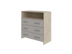PROxSON Комод Varna (ЛДСП+ткань Бунратти/Savana Milk (молочный)) 90x40 в Елабуге - elabuga.mebel24.online | фото