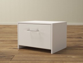 PROxSON Тумба Varna (ЛДСП Белая+экокожа Белый/Белый) 51x40 в Елабуге - elabuga.mebel24.online | фото