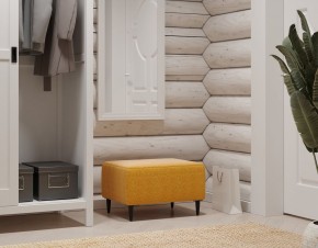 Пуф Киркас жёлто-оранжевый, ткань рогожка в Елабуге - elabuga.mebel24.online | фото 4