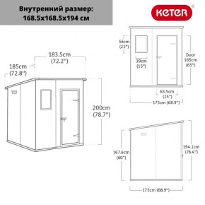 Сарай Манор Пентхаус 6x6 (MANOR PENT 6x6) в Елабуге - elabuga.mebel24.online | фото 3