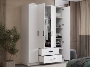 Шкаф 4-х створчатый Титан (белый) в Елабуге - elabuga.mebel24.online | фото 4