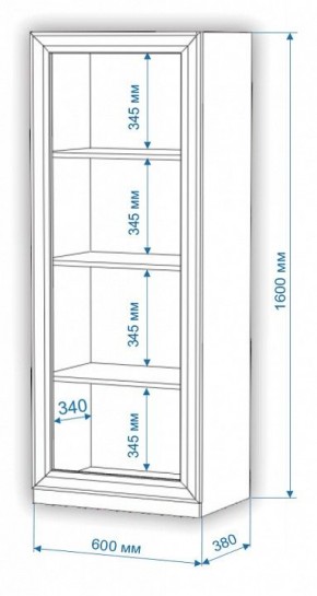 Шкаф для белья Нобиле ВтН-ФГД в Елабуге - elabuga.mebel24.online | фото 2