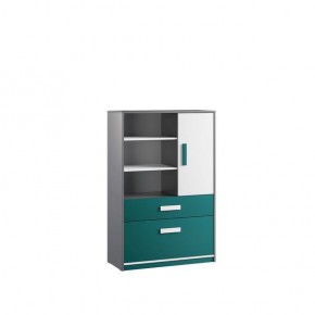 Шкаф книжный Кэнди КШ-2 Океан в Елабуге - elabuga.mebel24.online | фото