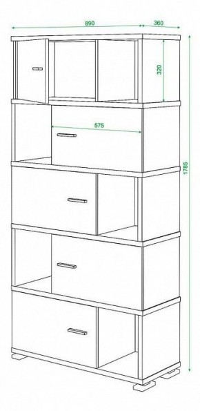 Шкаф комбинированный Домино СБ-30/5 в Елабуге - elabuga.mebel24.online | фото 3