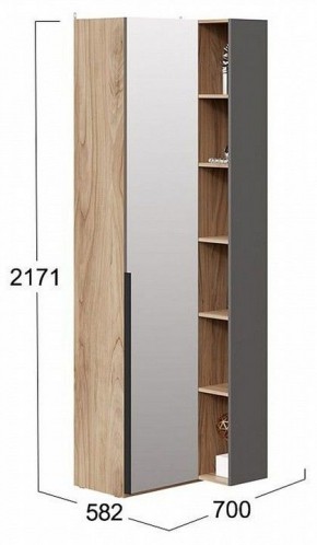 Шкаф комбинированный Порто СМ-393.21.025 в Елабуге - elabuga.mebel24.online | фото 2