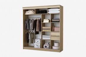 Шкаф-купе Бабочка 2.0 серия Альянс (дуб сонома) в Елабуге - elabuga.mebel24.online | фото 2