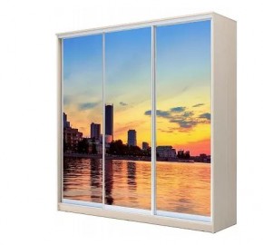 Шкаф-купе ХИТ 22-4-20-777 ЕКАТЕРИНБУРГ СУМЕРКИ в Елабуге - elabuga.mebel24.online | фото