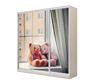 Шкаф-купе ХИТ 22-4-20-777 МИШКИ НА ОКНЕ в Елабуге - elabuga.mebel24.online | фото