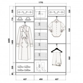 Шкаф-купе ХИТ 24-4-20-656 (420) в Елабуге - elabuga.mebel24.online | фото 2