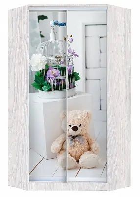 Шкаф-купе ХИТ-У-L-24-64-77 МИШКА В ИНТЕРЬЕРЕ в Елабуге - elabuga.mebel24.online | фото