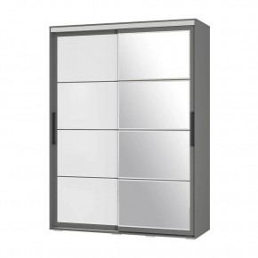 Шкаф-купе Крафт-6 1.6 м ШКК-06 (графит) в Елабуге - elabuga.mebel24.online | фото 3