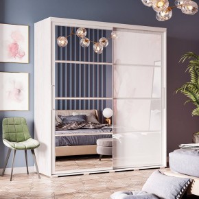Шкаф-купе Крафт-6 1.6 м ШКК-06 (ясень белый) в Елабуге - elabuga.mebel24.online | фото